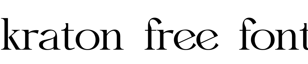 Kraton Free Font