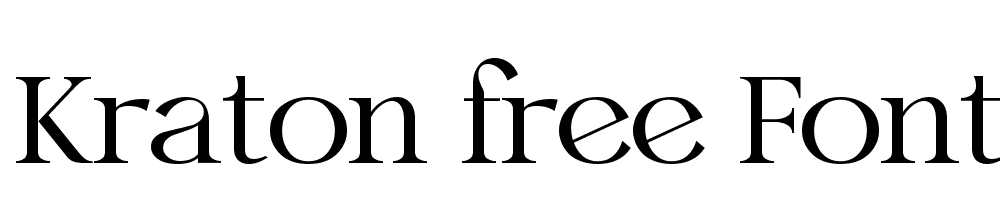 Kraton Free Font