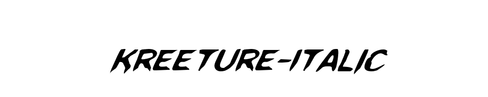 Kreeture-Italic