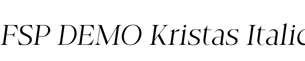 FSP DEMO Kristas Italic