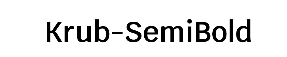 Krub-SemiBold