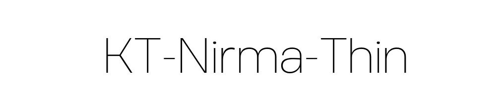 KT-Nirma-Thin