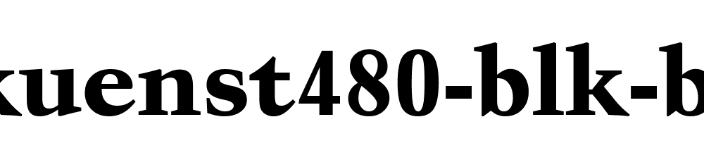 Kuenst480 Blk Bt