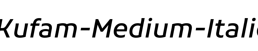 Kufam-Medium-Italic