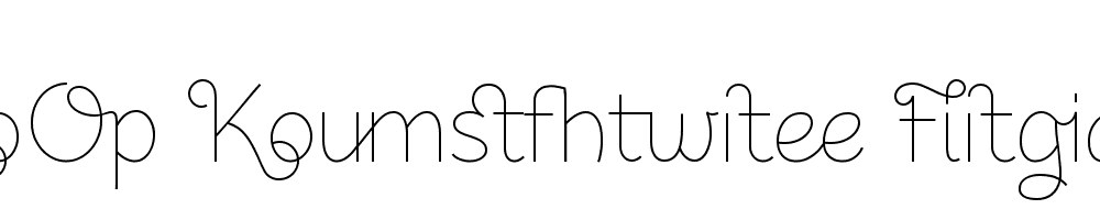  DEMO Kushtie Ligatures Regular