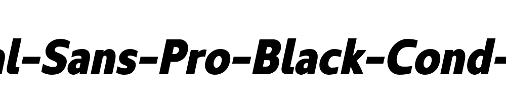 Kyrial-Sans-Pro-Black-Cond-Italic