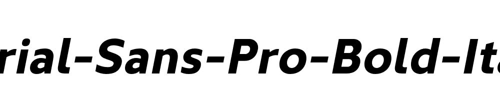 Kyrial-Sans-Pro-Bold-Italic