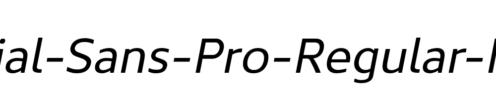 Kyrial-Sans-Pro-Regular-Italic