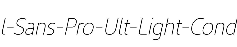 Kyrial-Sans-Pro-Ult-Light-Cond-Italic