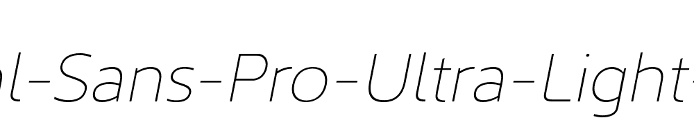 Kyrial-Sans-Pro-Ultra-Light-Italic