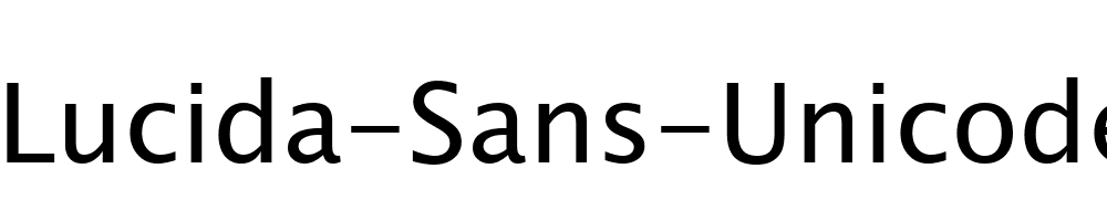 Lucida-Sans-Unicode