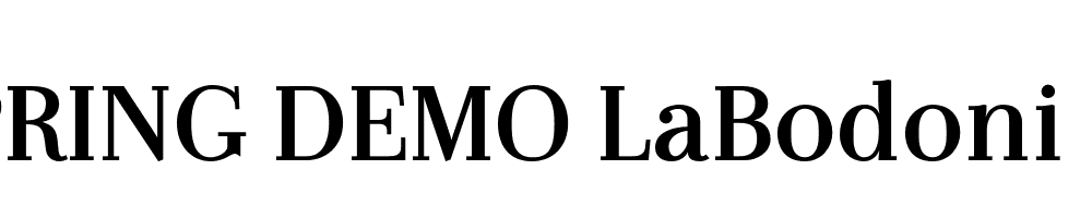  DEMO LaBodoni Medium