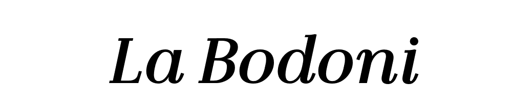 La Bodoni