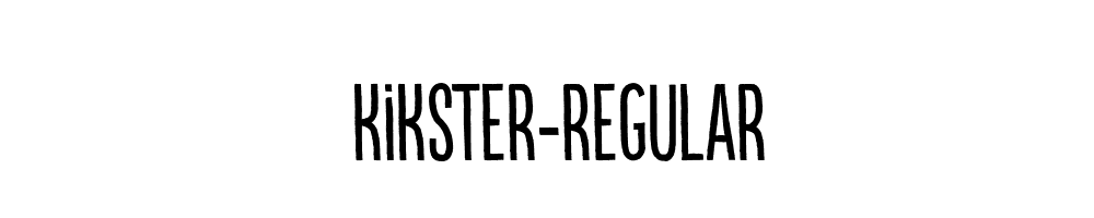 Kikster-regular