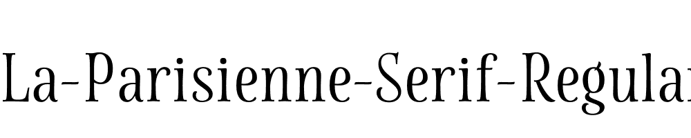 La-Parisienne-Serif-Regular