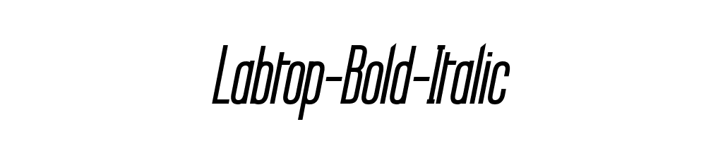 Labtop-Bold-Italic