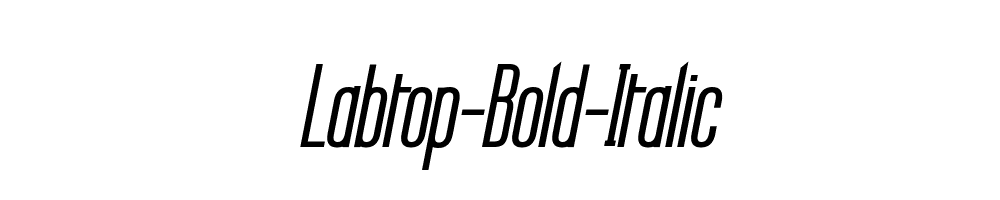 Labtop-Bold-Italic