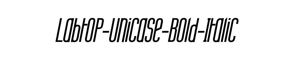 Labtop-Unicase-Bold-Italic