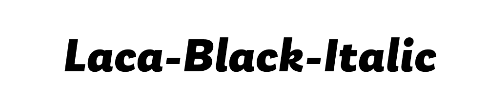 Laca-Black-Italic