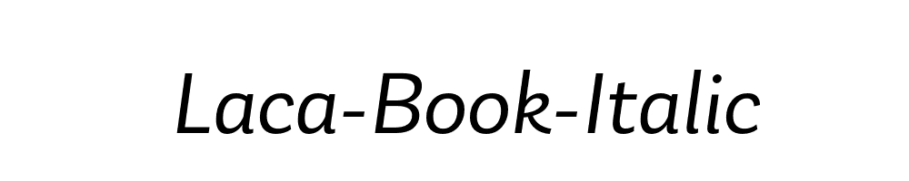 Laca-Book-Italic