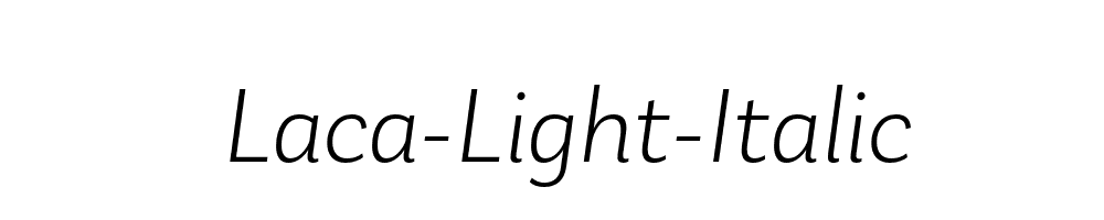 Laca-Light-Italic