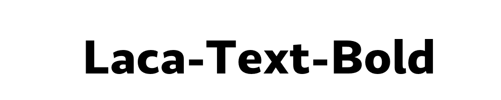 Laca-Text-Bold