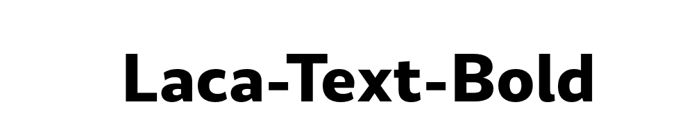 Laca-Text-Bold