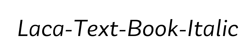 Laca-Text-Book-Italic