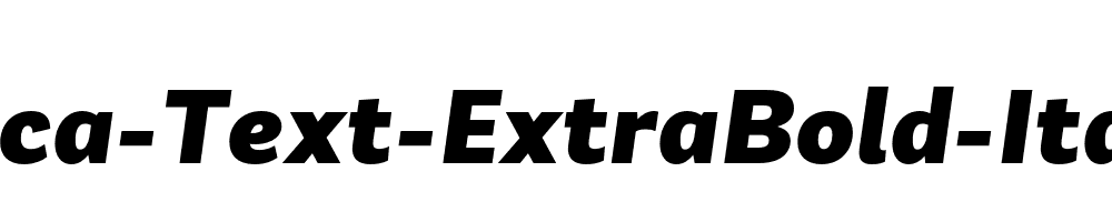 Laca-Text-ExtraBold-Italic