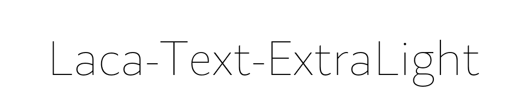 Laca-Text-ExtraLight