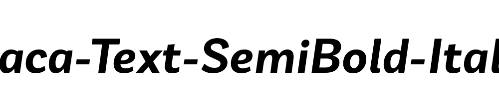 Laca-Text-SemiBold-Italic