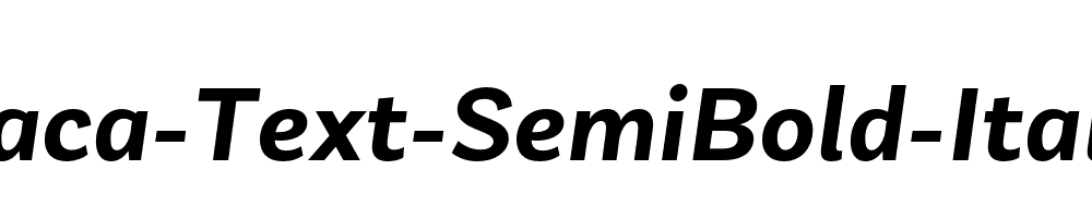 Laca-Text-SemiBold-Italic