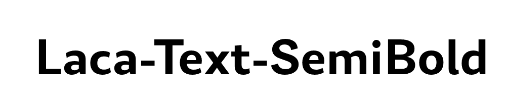 Laca-Text-SemiBold