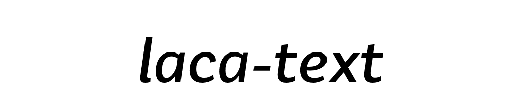 Laca Text