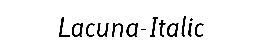 Lacuna-Italic