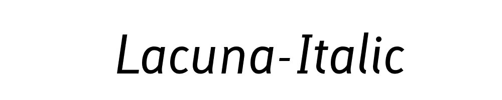 Lacuna-Italic