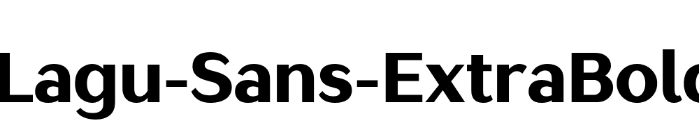 Lagu-Sans-ExtraBold