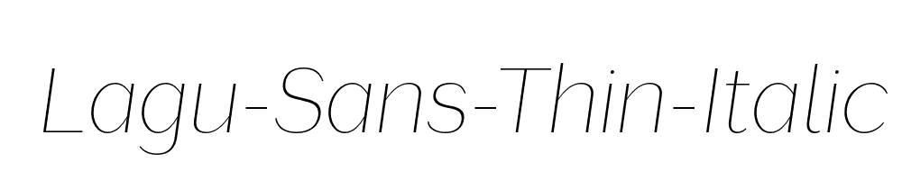 Lagu-Sans-Thin-Italic