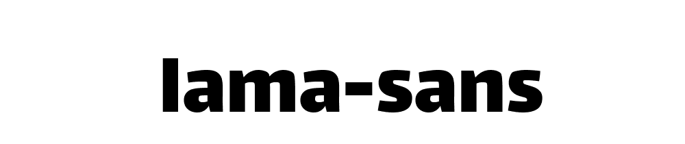 Lama Sans