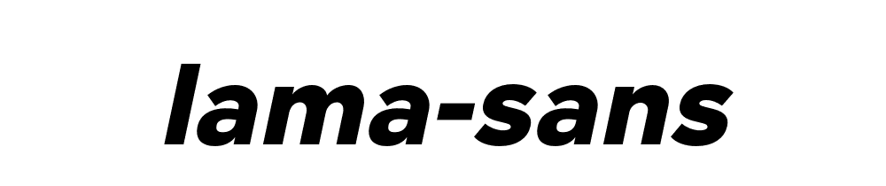 Lama Sans