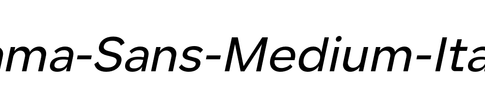 Lama-Sans-Medium-Italic