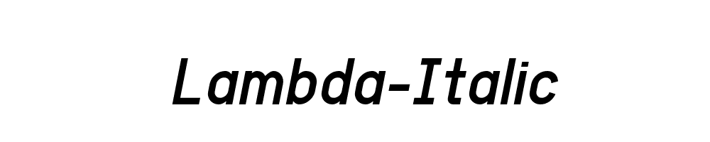 Lambda-Italic