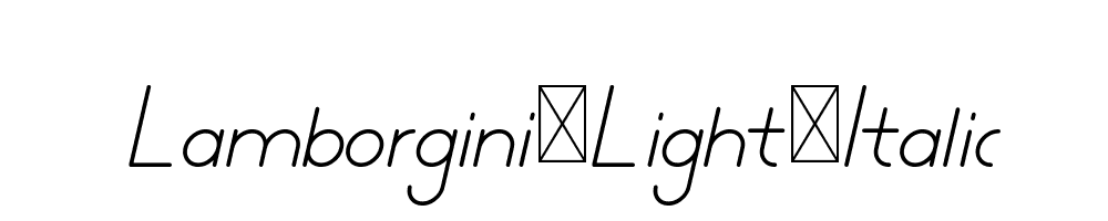 Lamborgini-Light-Italic