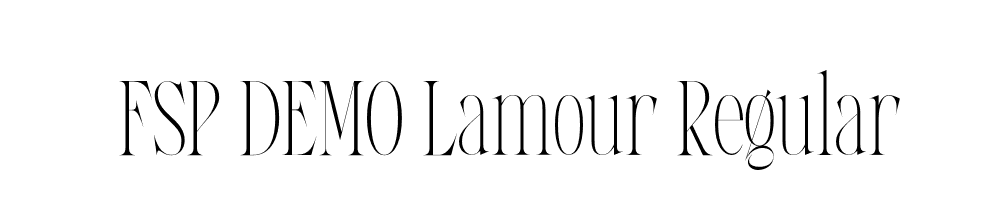 FSP DEMO Lamour Regular