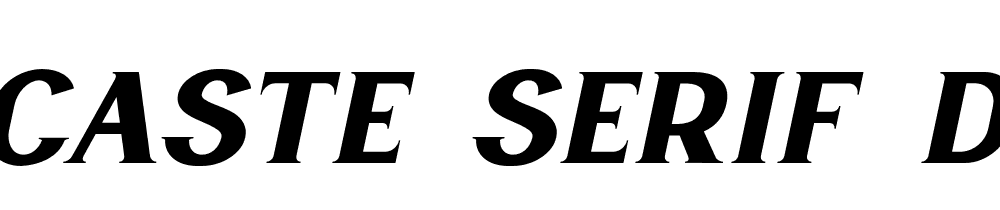 Lancaste Serif Demo