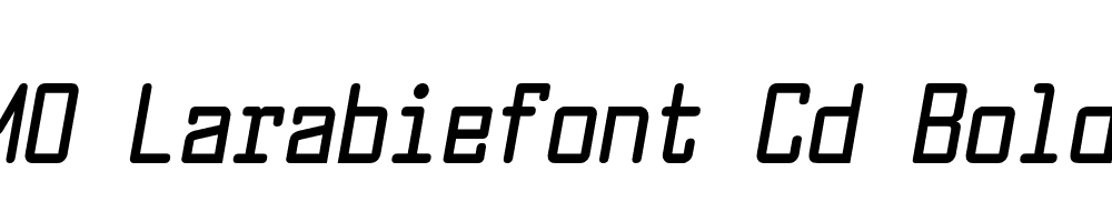 FSP DEMO Larabiefont Cd Bold Italic