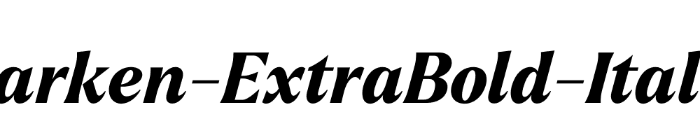 Larken-ExtraBold-Italic