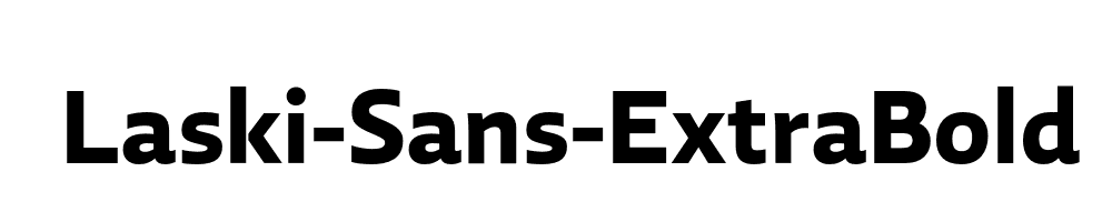 Laski-Sans-ExtraBold