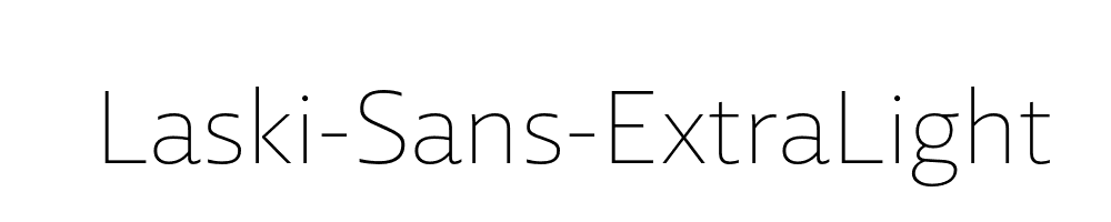 Laski-Sans-ExtraLight