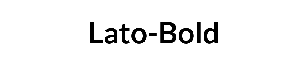 Lato-Bold